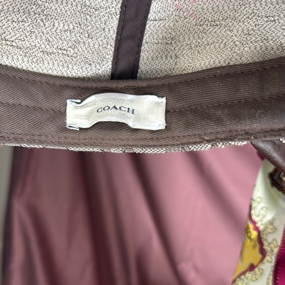 Coach Brown and Cream Signature Cap - Picture 3 of 9